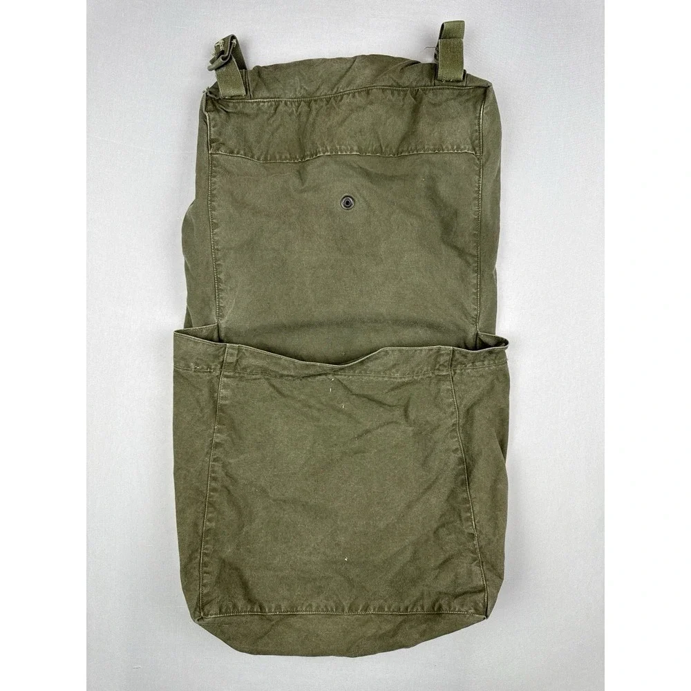 Vintage US Military Mae West Life Preserver Carry Bag 1950s 1960s Olive Drab USA